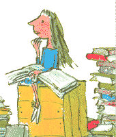 Matilda. Dibujo de Quentin Blake
